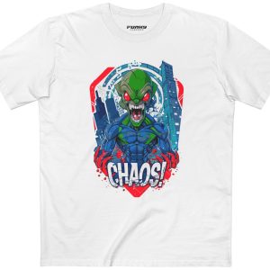Chaos Graphic Tee for Adults - Fun and Bold Design