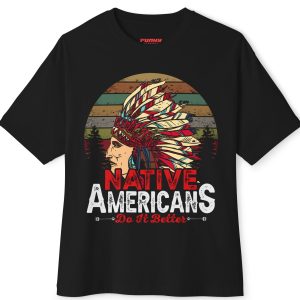 Unisex Oversized Boxy Tee - Native American Inspired Graphic - Comfort for Every Occasion