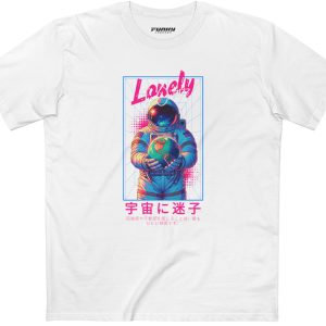 Lonely Astronaut Unisex Tee - Retro Space Graphic T-Shirt