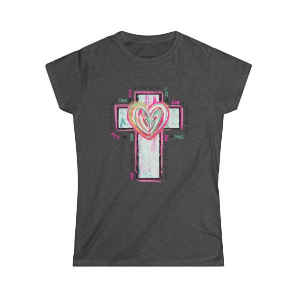 Women's Faith-Inspired Tee, Christian Apparel, Inspirational Gift, Casual Wear, Cross Design, Spiritual Fashion - Image 22