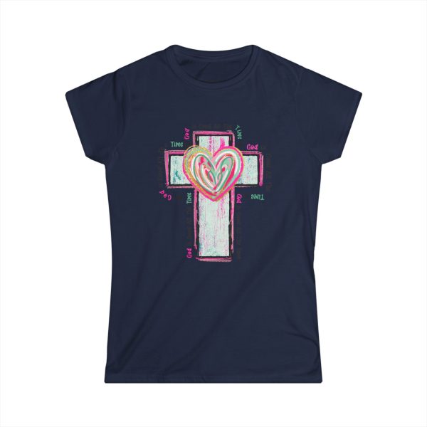 Women's Faith-Inspired Tee, Christian Apparel, Inspirational Gift, Casual Wear, Cross Design, Spiritual Fashion - Image 31