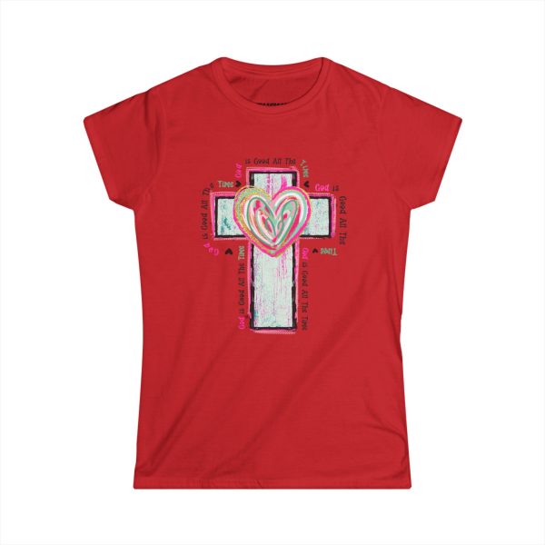Women's Faith-Inspired Tee, Christian Apparel, Inspirational Gift, Casual Wear, Cross Design, Spiritual Fashion - Image 43