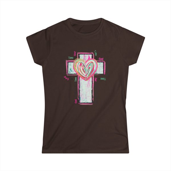 Women's Faith-Inspired Tee, Christian Apparel, Inspirational Gift, Casual Wear, Cross Design, Spiritual Fashion - Image 16