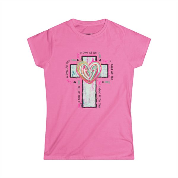 Women's Faith-Inspired Tee, Christian Apparel, Inspirational Gift, Casual Wear, Cross Design, Spiritual Fashion - Image 40