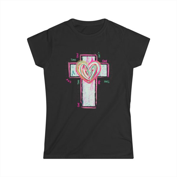 Women's Faith-Inspired Tee, Christian Apparel, Inspirational Gift, Casual Wear, Cross Design, Spiritual Fashion - Image 10