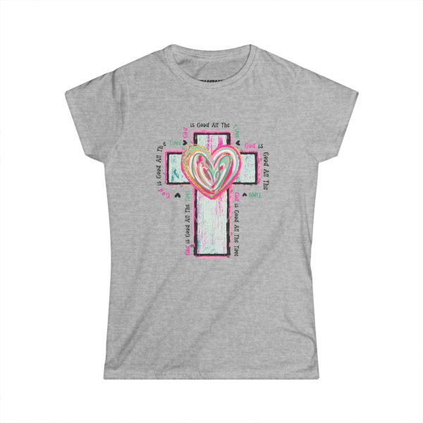 Women's Faith-Inspired Tee, Christian Apparel, Inspirational Gift, Casual Wear, Cross Design, Spiritual Fashion - Image 13